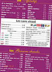 Le Dauphin Café menu