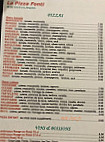 La Pizza Fonti menu