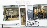 Steel Cyclewear Coffee Shop outside