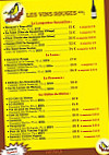 Cafe Brasserie Gite Le Canari menu