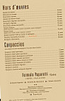 Paparotti menu