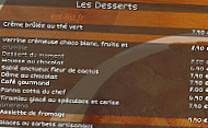 Au pique assiette menu