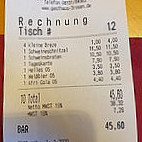 Gasthaus Drei Rose menu