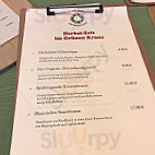 Zum Grünen Kranz menu