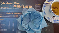 Au Lotus Bleu menu