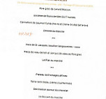 Le Cap menu