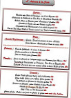 Au Caz Ou menu