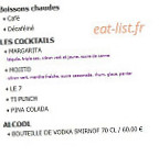 Pub Aux 7 Iles menu