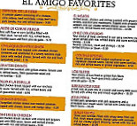 El Amigo Mexican menu