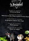 Le Boulevard menu