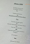 La Ferme menu