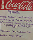 Huck's Hoagies menu