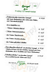 Guntermanns Stube menu