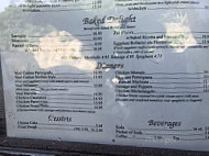 Tony's Pizzeria menu