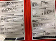 Miller's Family menu