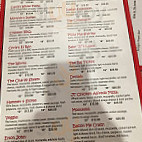 Bill's Pizza menu