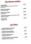 Le Ponton menu