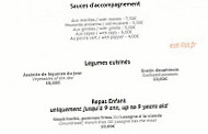 L'echaillon menu