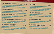 Chopstix Thai menu