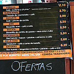 D'jorge menu