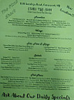 Pizza Shack menu