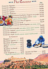 L'auberge Du Maroc menu