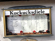 Waldgaststatte Kuckucksdiele menu