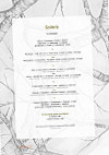 Restaurant M menu