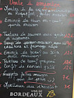 Le Grill Océan menu