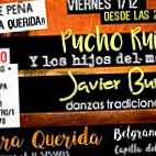 Tierra Querida menu