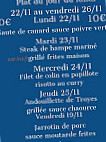 Du Nord menu