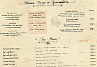 La Trattoria menu