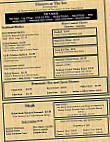 Barbara Jean Country Inc. Steakhouse menu