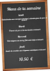 L'escale menu