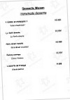 L'eterlou menu