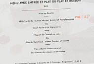 De L'ecu menu