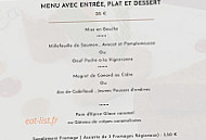 De L'ecu menu