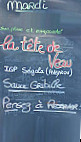 Auberge de ST Rome menu