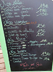 Le Saloon Beach menu