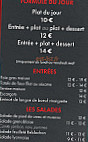 La Brasserie D'alice menu