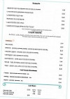 Le Catamaran menu