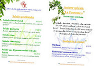 Auberge De La Couronne menu