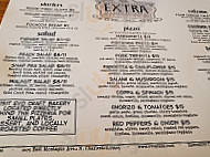 Evo Pizzeria menu