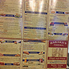 Babaka's Pizzeria menu