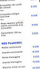 Les Chimeres menu