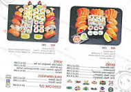 Osaka Sushi menu