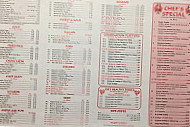 China King menu