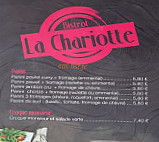 La Chariotte menu