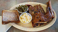 Old Crow Real Pit Bar B Q food