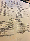 Billys Cafe menu